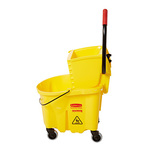 Rubbermaid Mop Bucket/Wringer Combo, Yellow