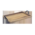 Front Of The House Rustic Wood Serving Sheet Pan, 9" x 13"