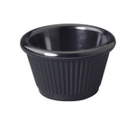 Gessner Products Fluted Ramekin, 4 oz., Black