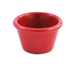 Gessner Products Smooth-Sided Ramekin, 6 oz., Red