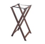 G.E.T. Tray Stand, 31-1/2" high, Mahogany