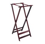 G.E.T. Tray Stand, 38" high, Mahogany