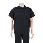 Chef Revival Ritz® Cook Shirt, Short Sleeve, Black, 1XL