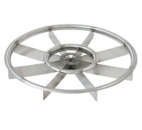 Pizza Cutter, 18", 8-Slice, with Sharpener