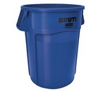Rubbermaid Round BRUTE® Container, 44 gallon, Blue