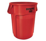 Rubbermaid Round BRUTE® Container, 44 gallon, Red