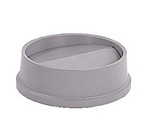 Rubbermaid Untouchable® Container Top, round, 16-1/8" dia., Gray