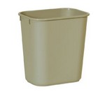 Rubbermaid 13 qt Wastebasket, Beige