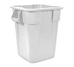Rubbermaid 40 gal Square Brute, White