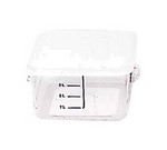 Rubbermaid 4 qt Square Container Only, Clear