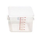 Rubbermaid 8 qt Square Container Only, Clear