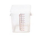 Rubbermaid 12 qt Square Container Only, Clear