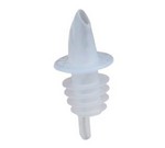 Spill Stop Pourer, plastic, semi-clear (1 dozen)