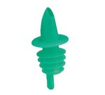 Spill Stop Pourer, plastic, green (1 dozen)