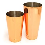 Spill-Stop Shaker Can Set, 2-Piece, Copper-Plated