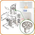 Sunkist Plunger Slicer, fits part S-04 only, for Sec unit