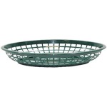 Tablecraft Oval Jumbo Basket, Forest Green