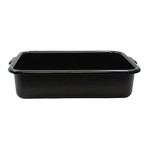 Tablecraft Tote Box, 21-1/4" x 15-3/4" x 5" deep, Black