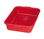 Tablecraft Tote Box, 21-1/4" x 15-3/4" x 5" deep, Red