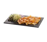 Tablecraft Display Tray, 12-3/4" x 6-3/4", Melamine, Black