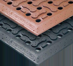 Teknor Apex Floor Mat, Rubber, Reversible, 3' x 5'