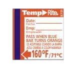 Taylor Precision TempRite® Adhesive Dishwasher Temperature Labels (pack of 24)