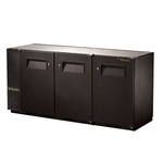 True Back Bar Cooler, 3-Section