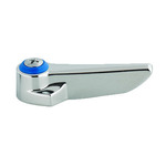 T&S Brass Lever Handle, screw, blue index (Cold)