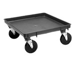 Vollrath Dolly Base, 21" x 21", No Handle, Black