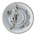 Vertex Saucer, 6" Diam., Terra White