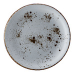 Vertex Plate, 12" Diam., Terra White