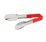 Vollrath Utility Tong, one-piece, 6", Red