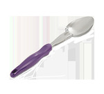 Vollrath Heavy Duty Spoon, solid, w/ purple handle