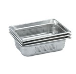 Vollrath Super Pan 3&reg;, Stainless, 1/2 size, 2-1/2" deep, perforated