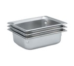 Vollrath Super Pan 3&reg;, Stainless, 1/2 size, 4" deep