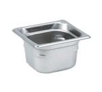 Vollrath Super Pan 3&reg;, Stainless, 1/6 size, 4" deep