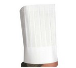 Winco Disposable Chef's Hat, 12" (10 Pieces per Bag)