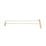 Winco Glass Hanger, 16", Wire, Brass