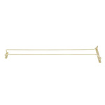 Winco Glass Hanger, 24", Wire, Brass