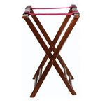 Winco Tray Stand, 32", Walnut Finish