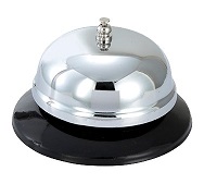 Winco Call / Service Bell, Chrome-Plated