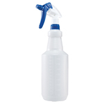 Winco Spray Bottle, 28 oz., Blue/White