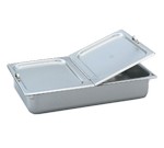 Vollrath Pan Cover, Stainless, full size, HINGED FLAT SOLID